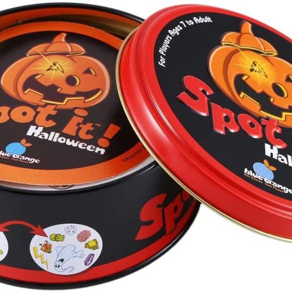 Table Game Tin Box Spot It On The Road  Card Game Friends Party Card (Halloween) - Picture 6 of 9